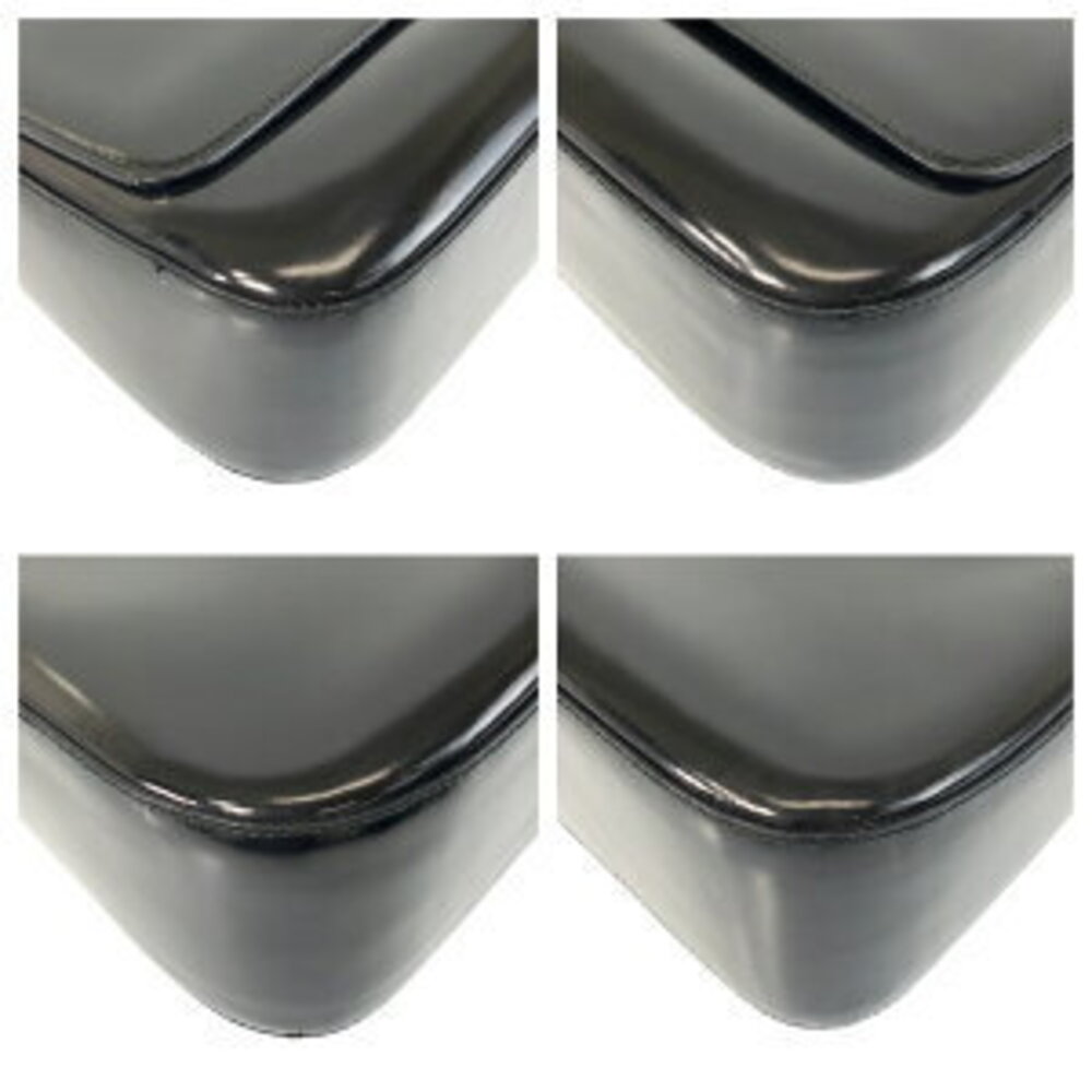 Prada shoulder black enamel bag handbag - Picture 3 of 10